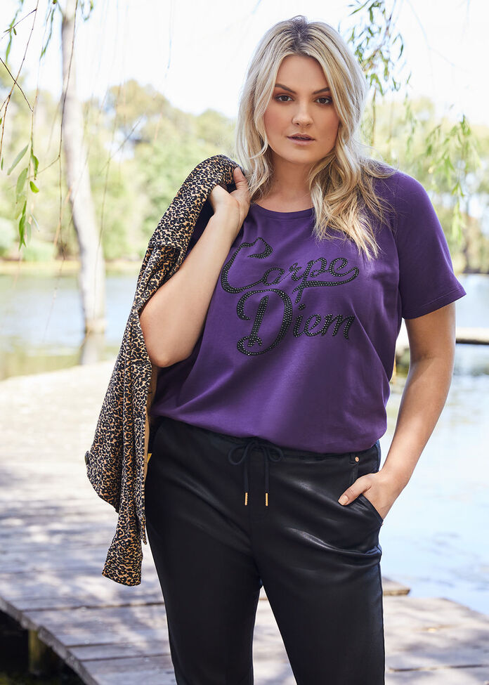 Organic Carpe Diem Tee, , hi-res