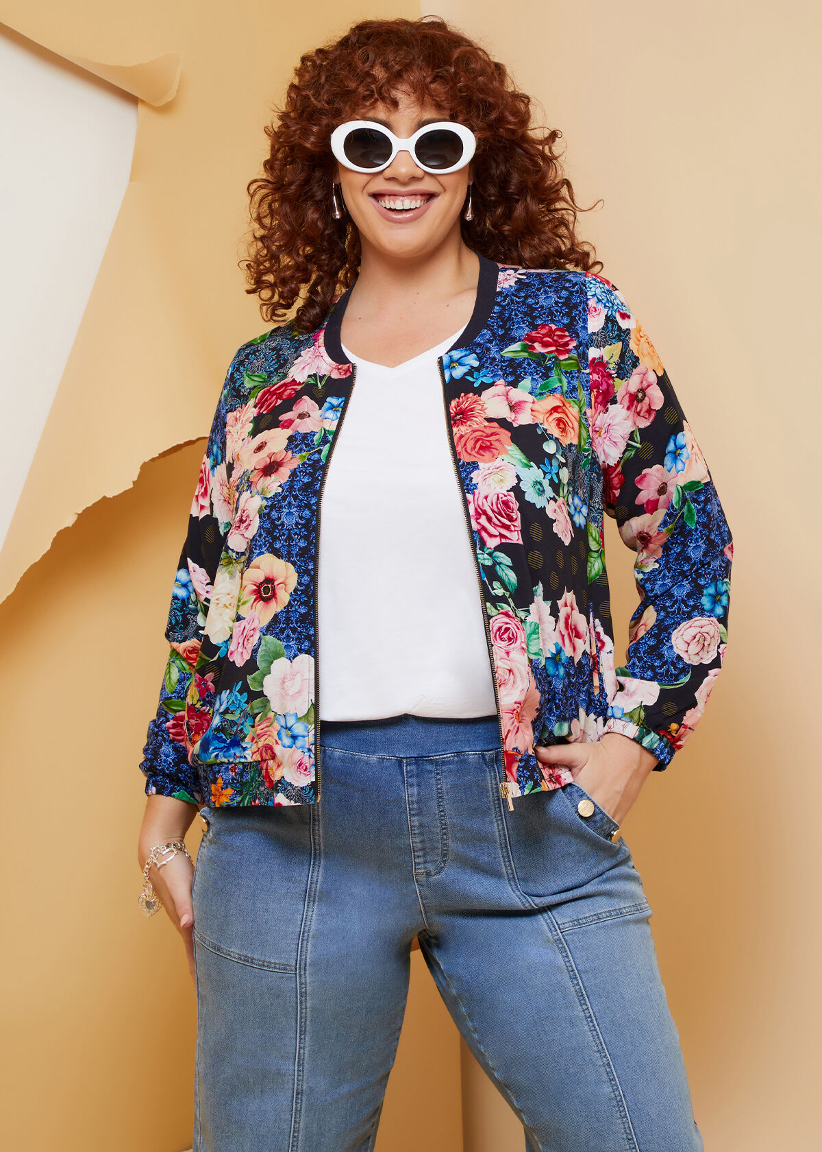 Plus size bomber jacket uk top