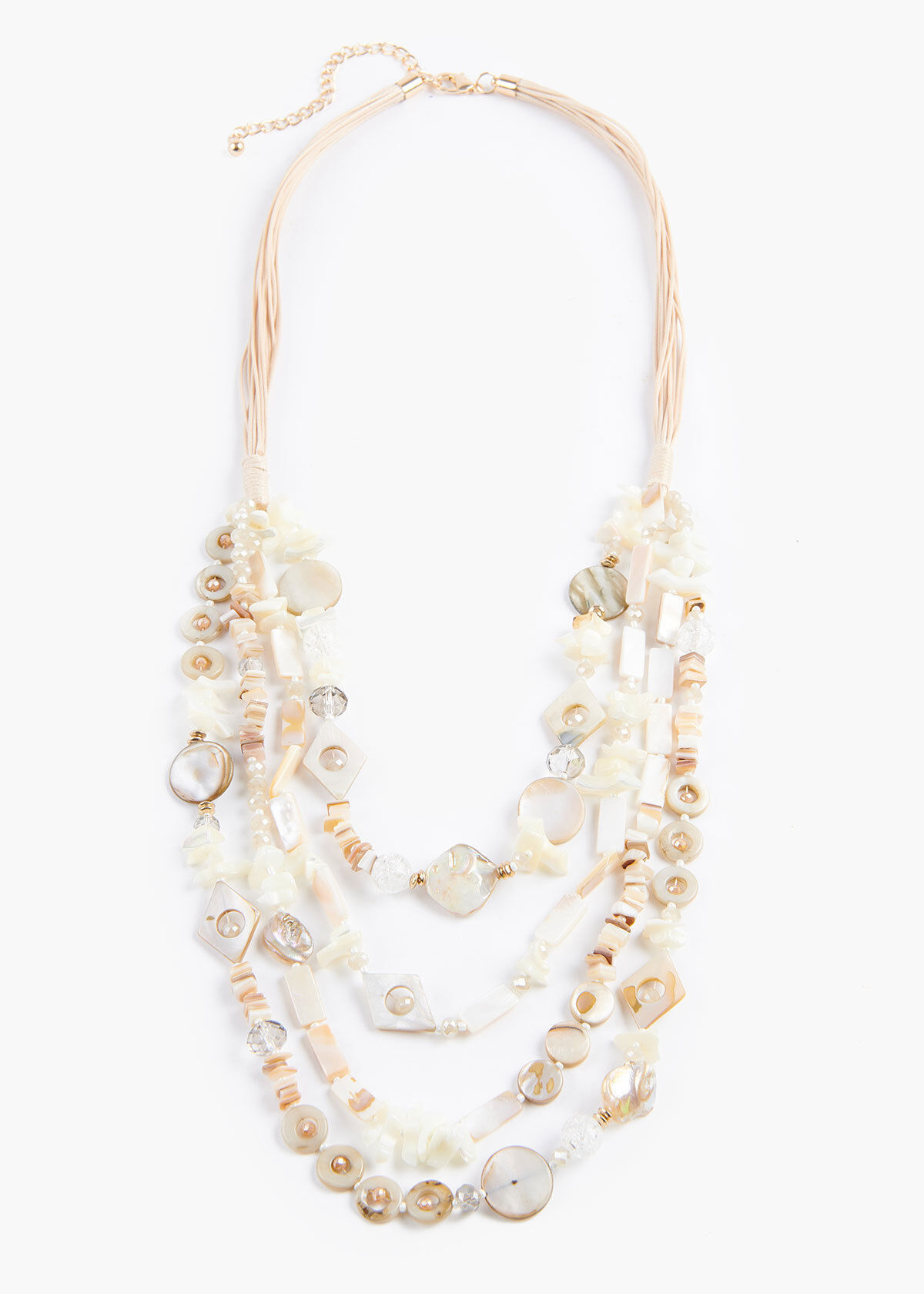 layered shell necklace