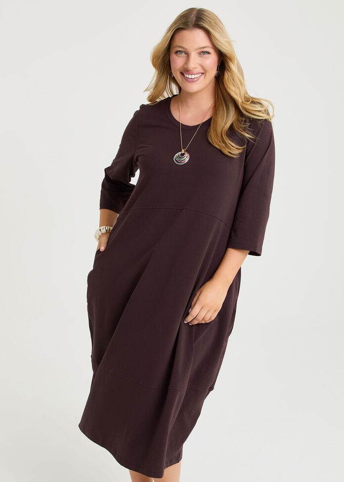 Cotton Talia Tulip Dress, , hi-res