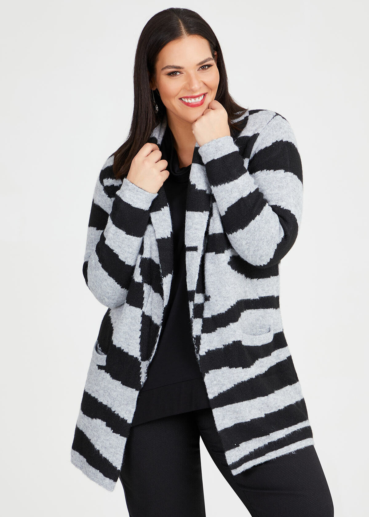 plus size coatigan