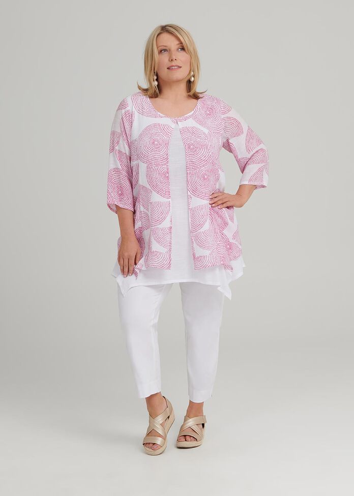 Abstract Circles Tunic, , hi-res