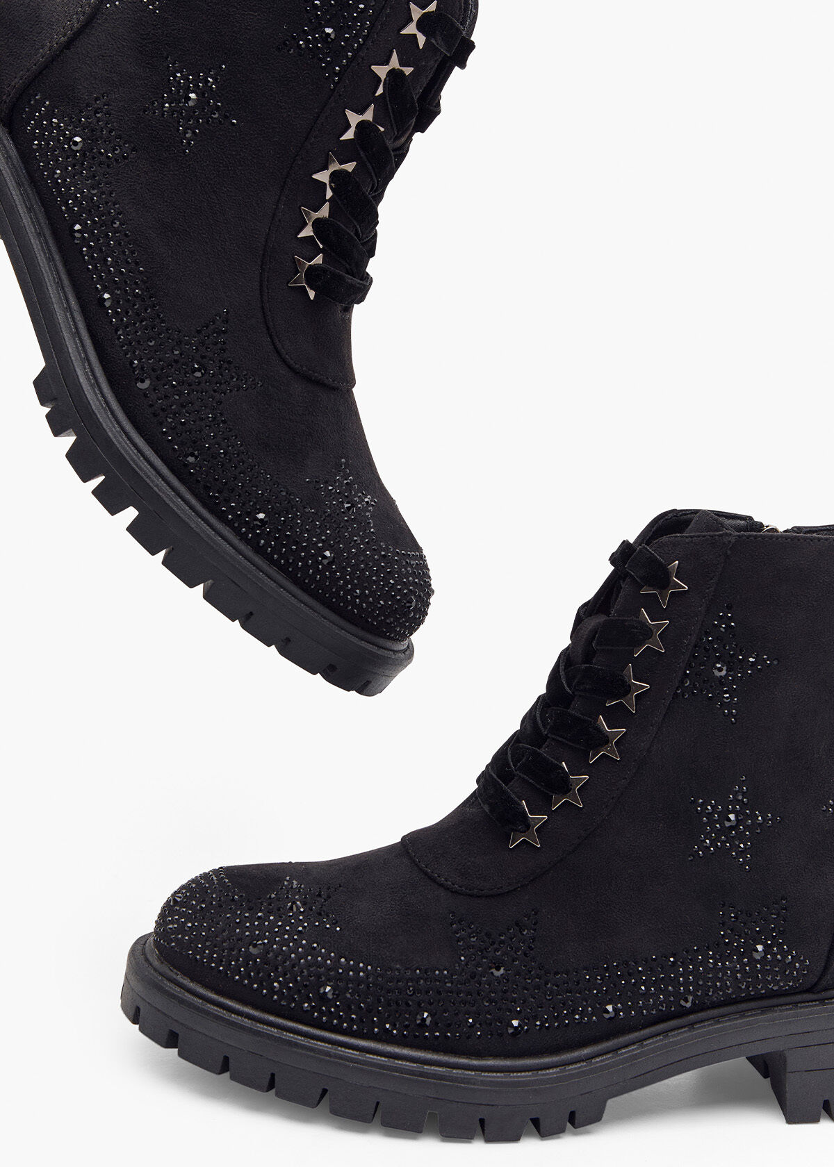 Bling biker discount boots