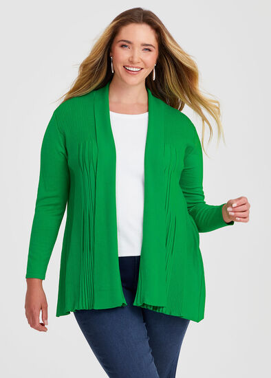 Plus Size Madonna Natural Cardigan