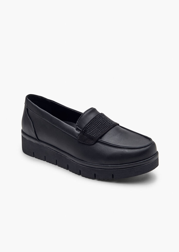 Wedge Bling Loafer, , hi-res
