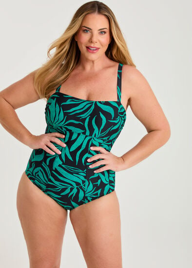 Plus Size Azure Coast Bind Swimsuit