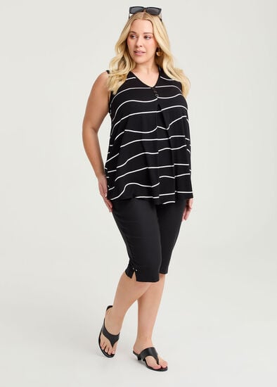 Plus Size Petite Editorial Pocket Long Short