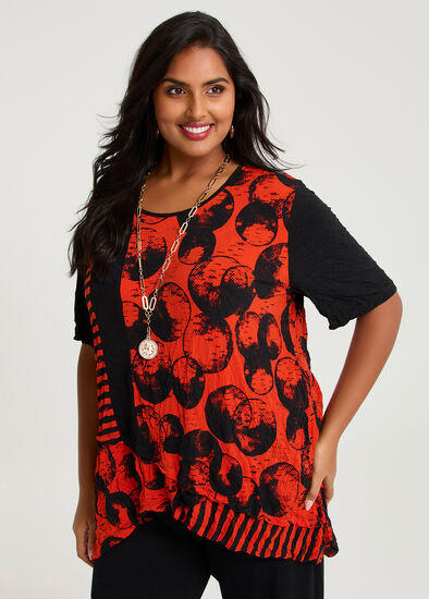 Plus Size Spliced Luna Top