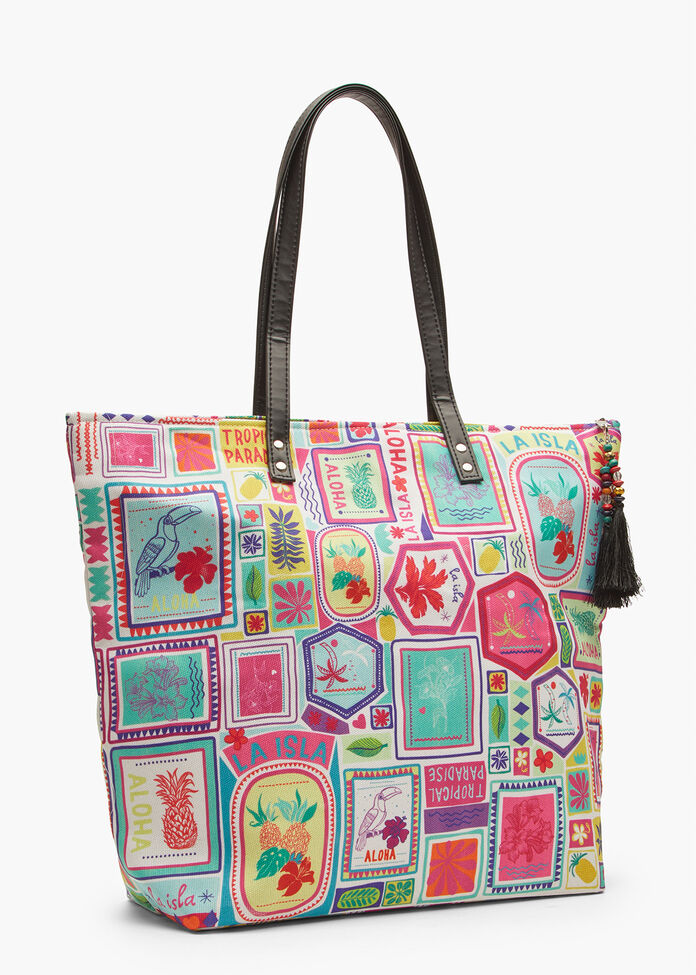 Bright Stamps Tote Bag, , hi-res