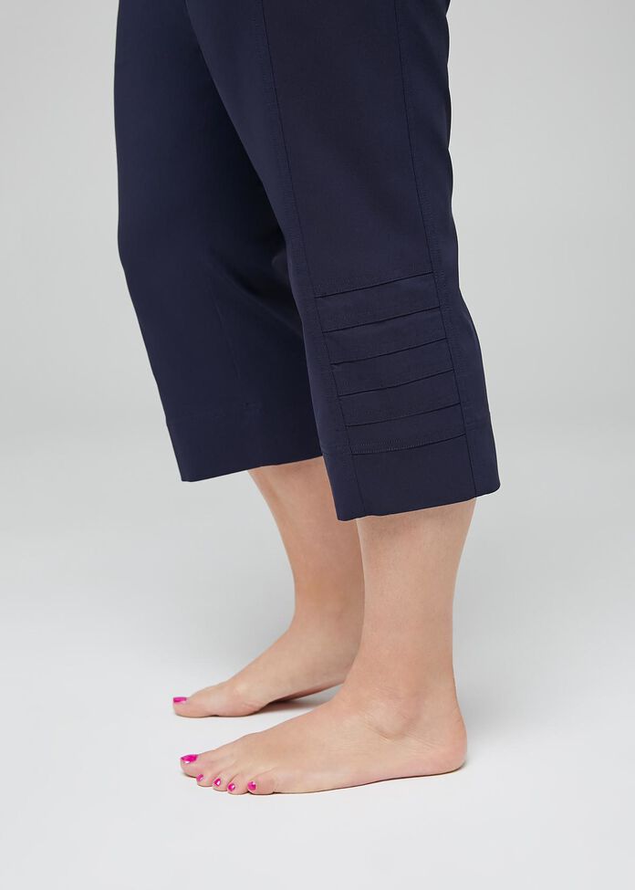 Petite Trapeze Crop Pant, , hi-res