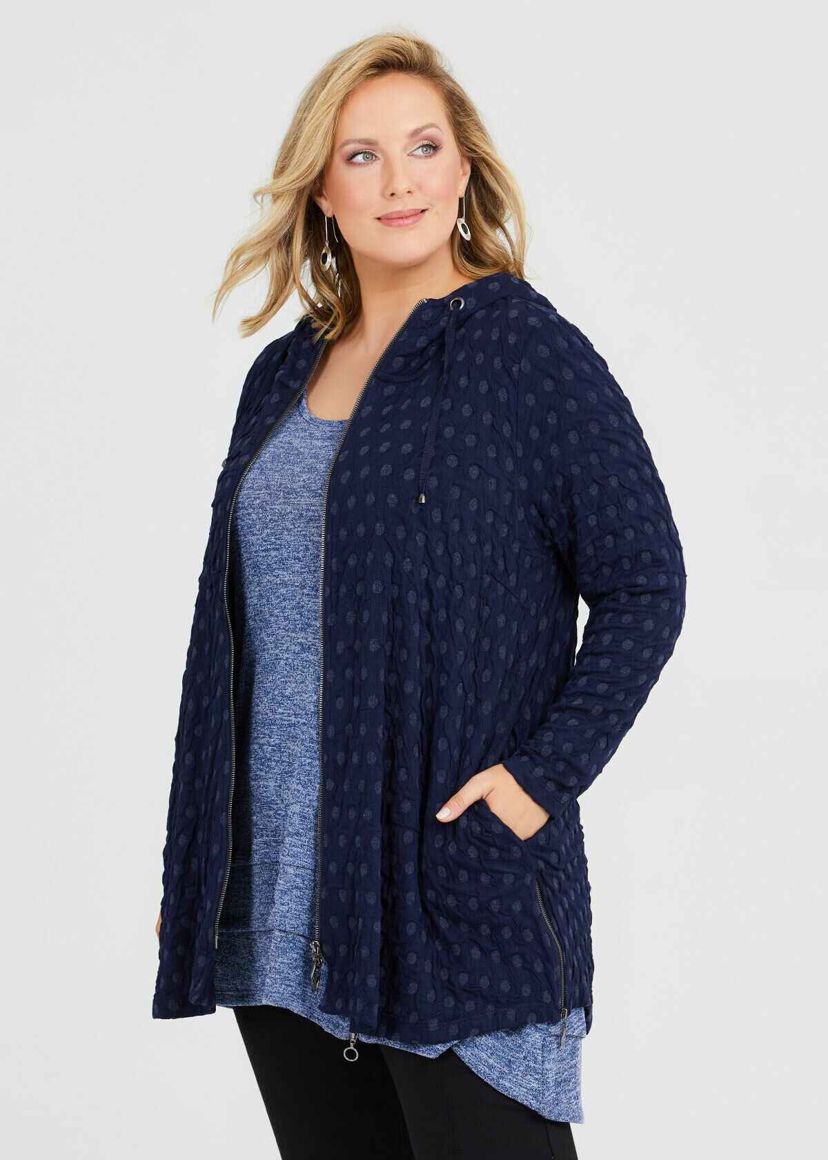 Plus size lounge cardigan clearance