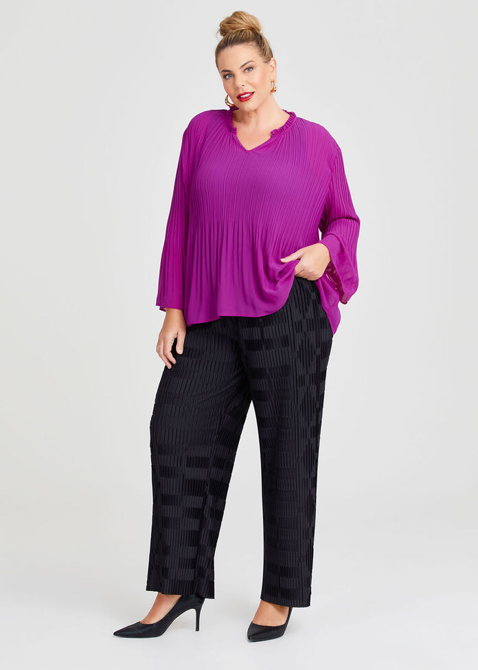 Juliet Pleated Evening Pant, , hi-res