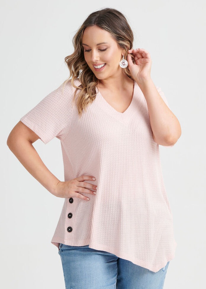 Summer Waffle Top, , hi-res
