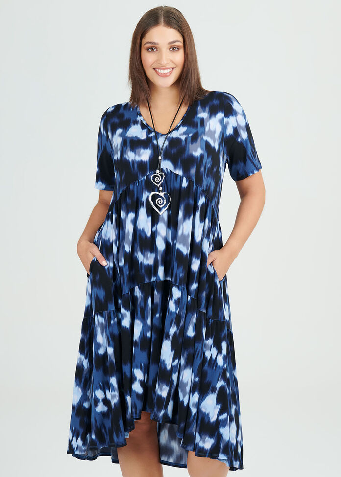Ikat Luna Dress, , hi-res