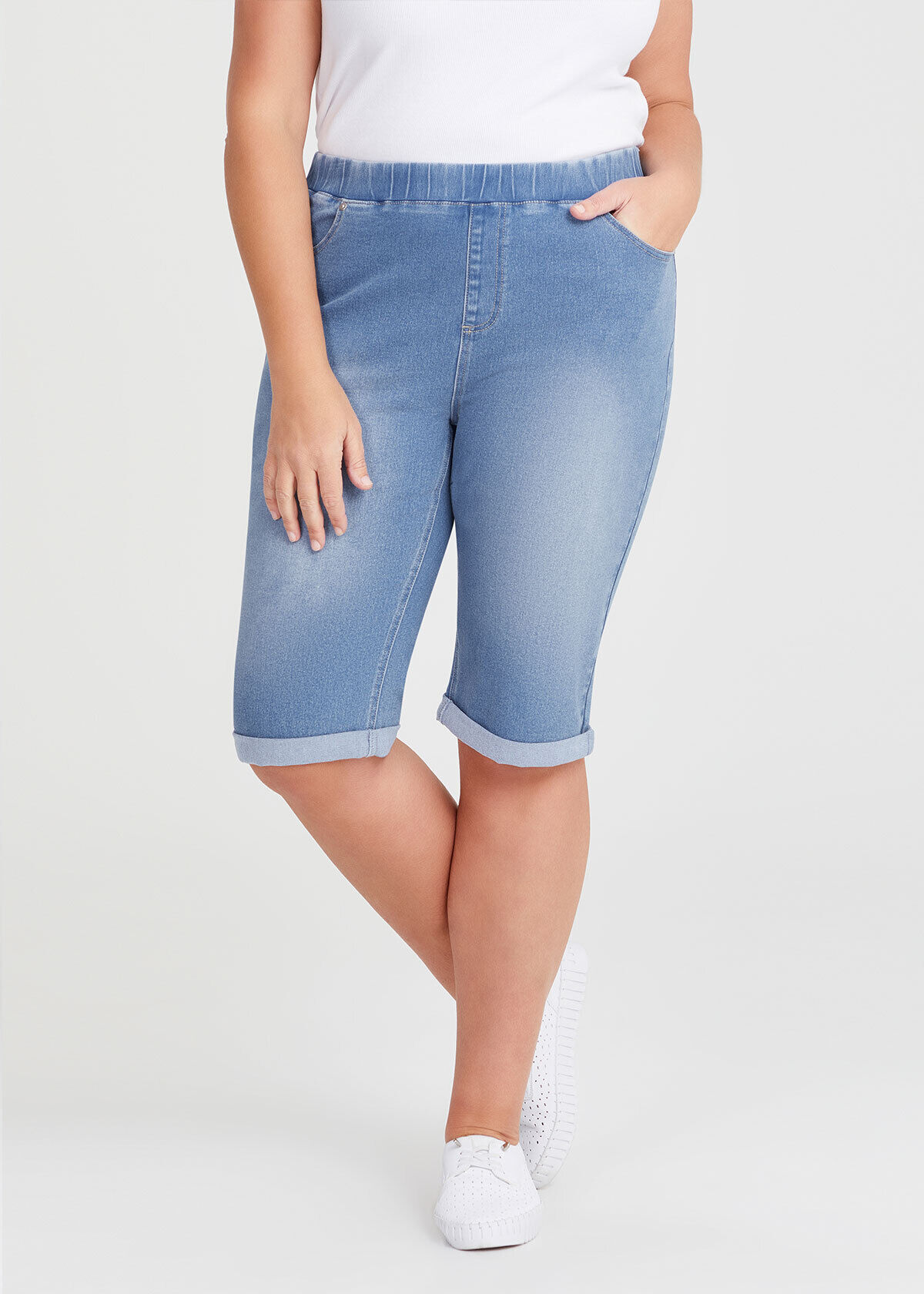 Plus size denim shorts australia on sale