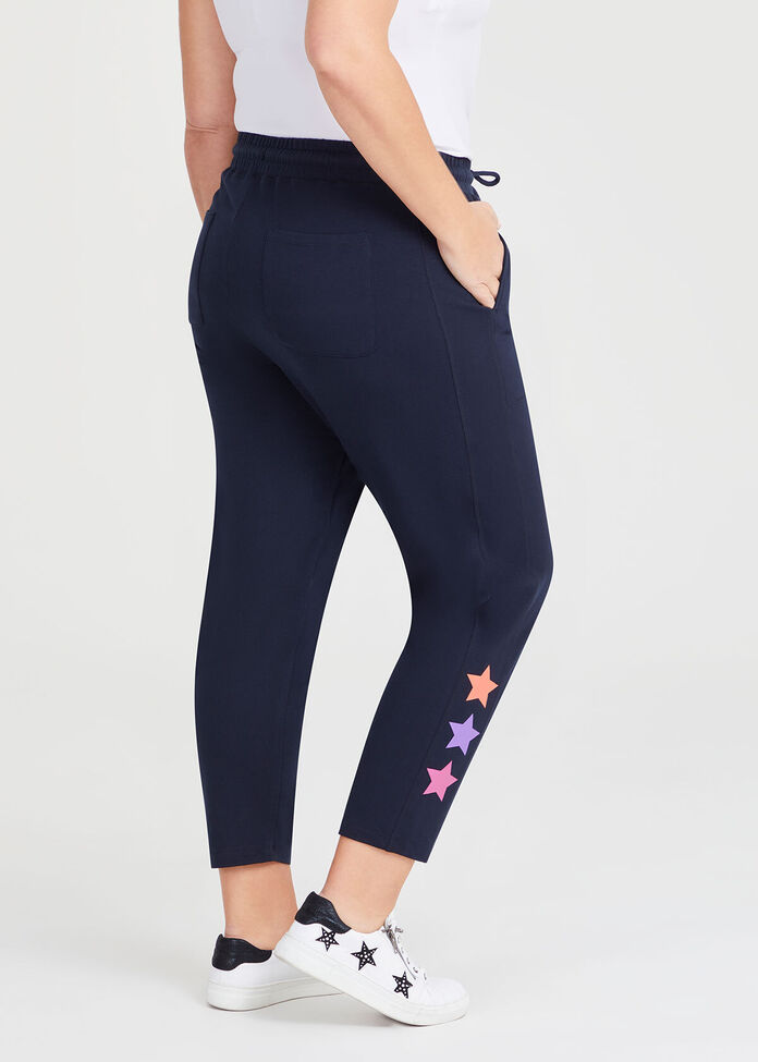 Womens Art Star Print Track Pants main image 1