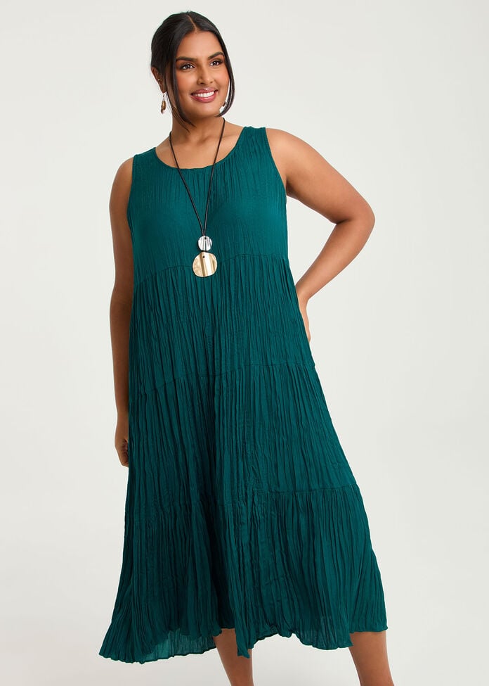 Pleated Enya Dress, , hi-res