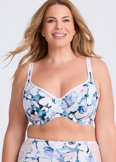 Plus Size Underwire Soft Cup T-shirt Bra