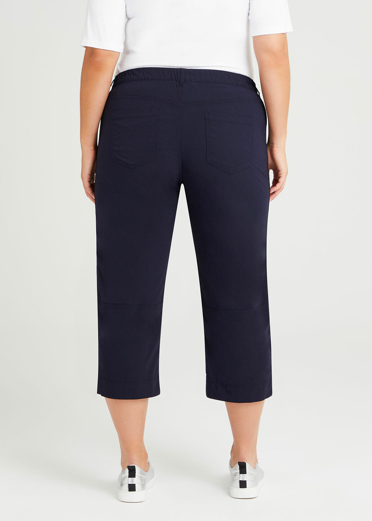 Shop Wanderlust Cargo Crop Pant in Blue 