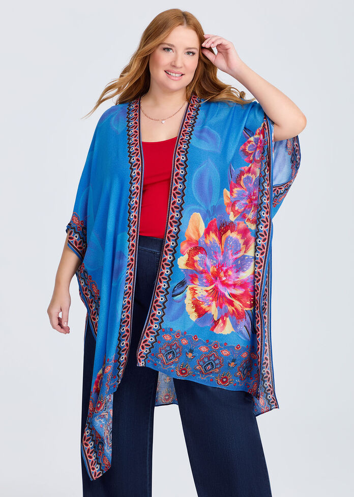 Statement Flower Cape, , hi-res