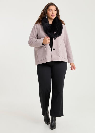 Plus Size City Straight Leg Work Pant