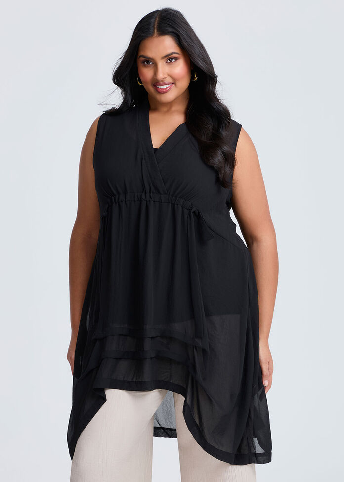 Chiffon Celebration Tunic, , hi-res