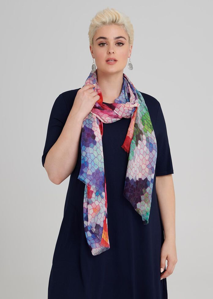 Stained Glass Scarf, , hi-res