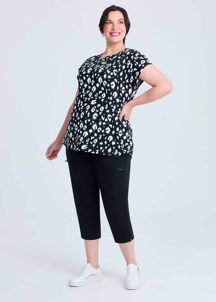 Cotton Active Graphic T-shirt, , hi-res