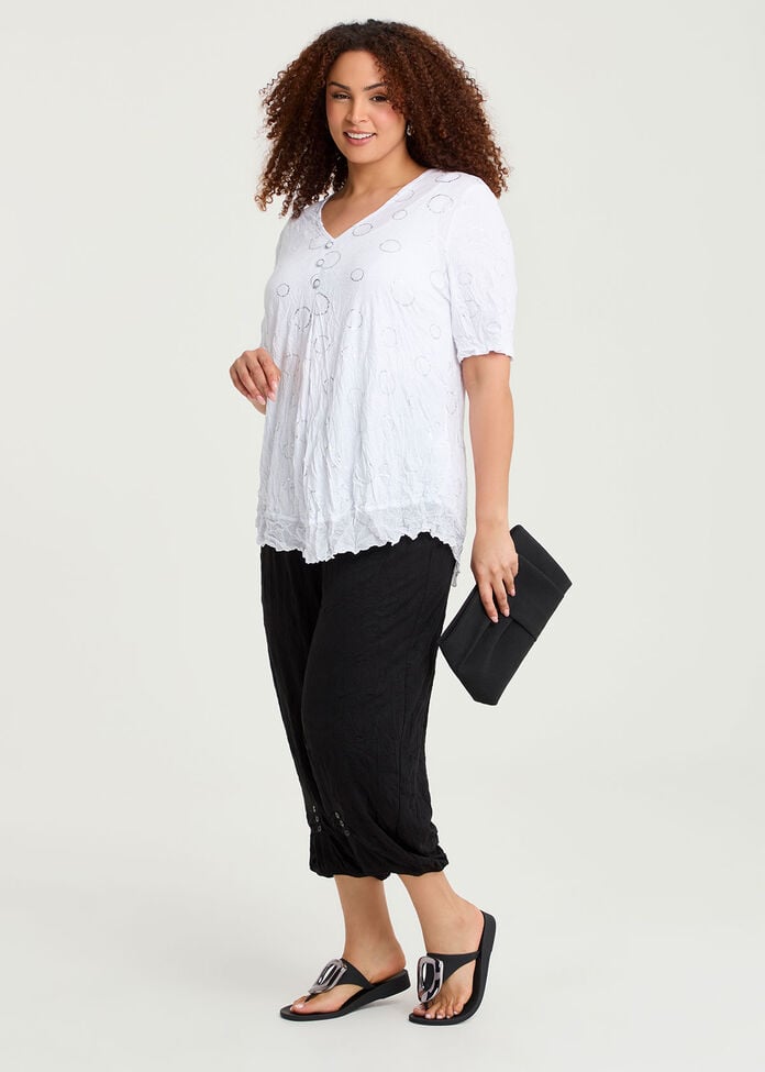 Piia Pleat Bamboo Crush Top, , hi-res
