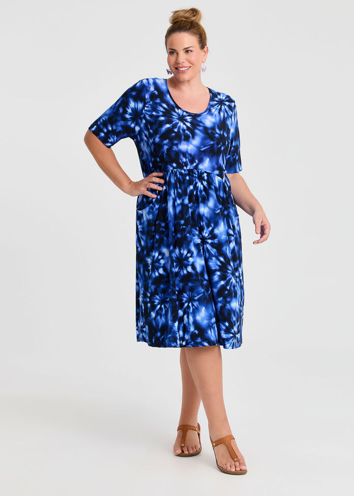 Violet Everyday Empire Dress, , hi-res