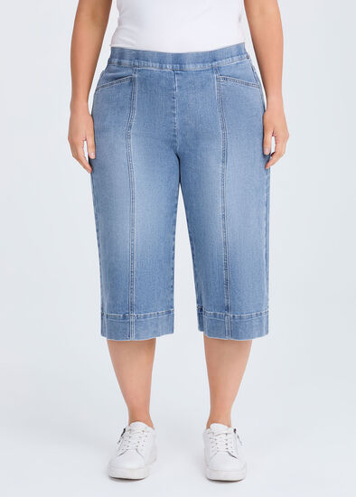 Plus Size Cotton Cool Jade Bermuda Short