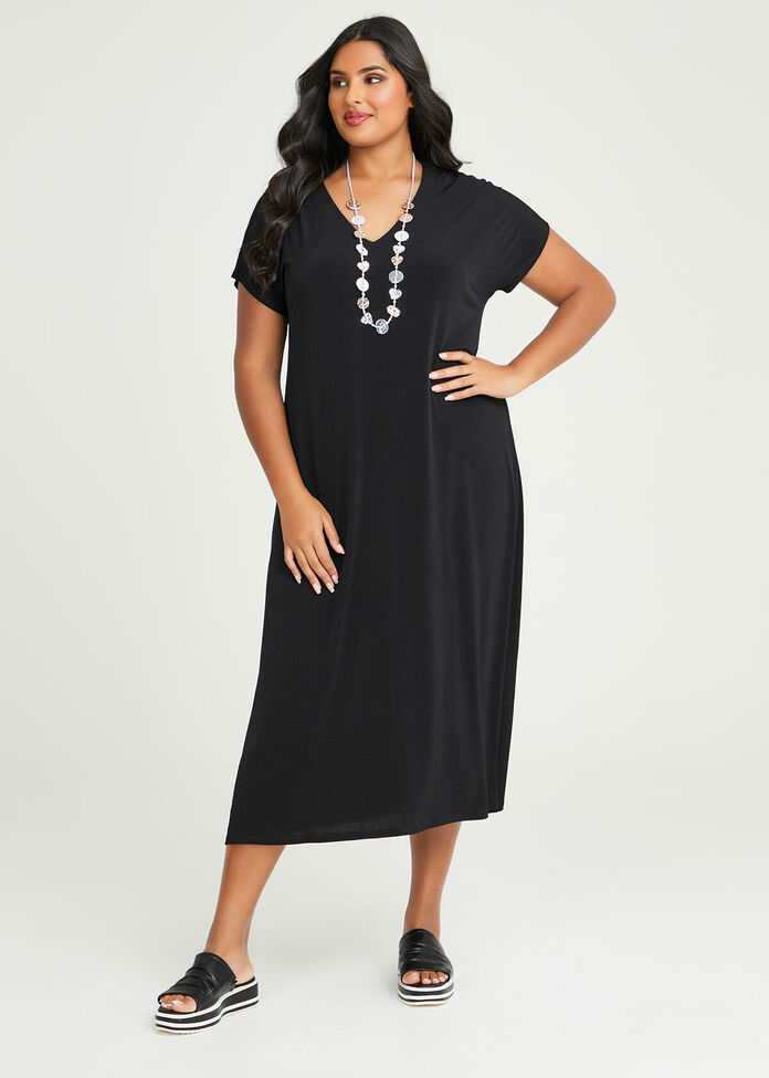 Shop Plus Size Luna Soiree Maxi Dress, Black Taking Shape AU