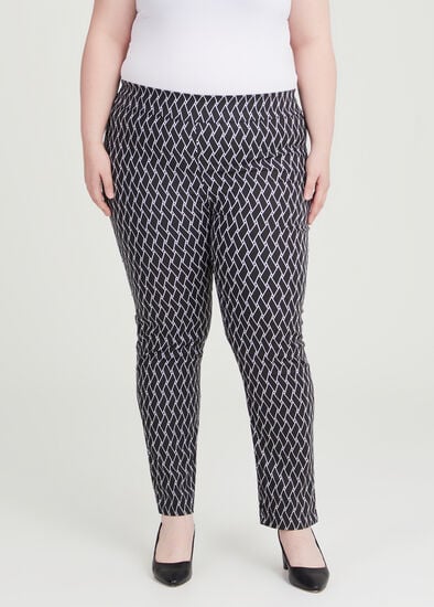 Plus Size Tall Cotton Luca Geo Pant