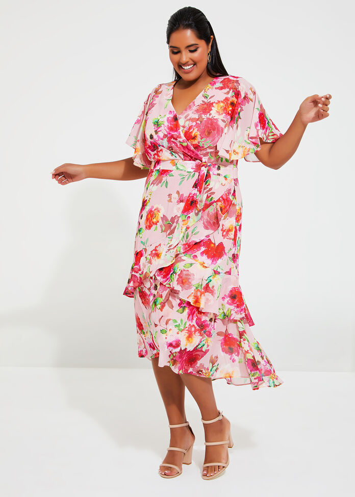 Floral Fantasy Maxi Dress, , hi-res