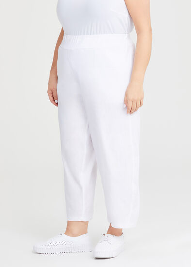 Plus Size Petite Stretch Linen Esme Pant