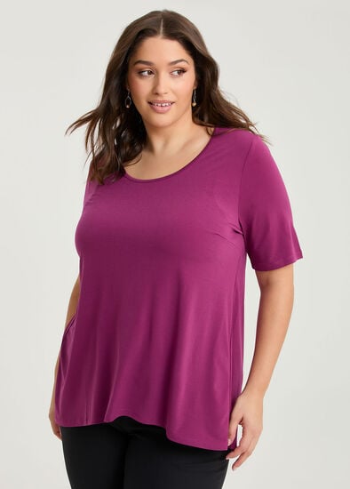 Plus Size Strive Scoop Neck Top