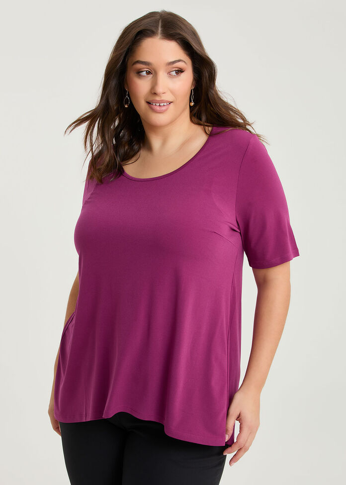 Strive Scoop Neck Top, , hi-res