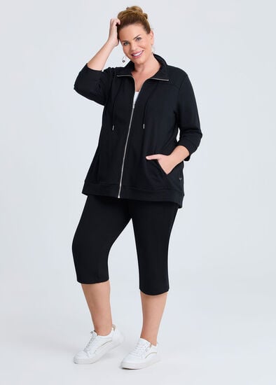 Plus Size Crop Sweat Pant