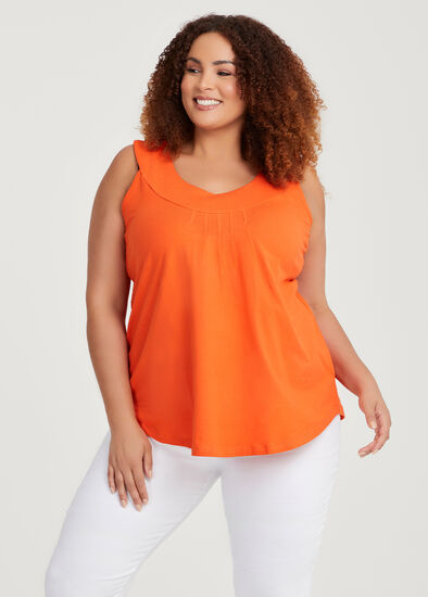 Plus Size Good Earth Australian Cotton Element Tank