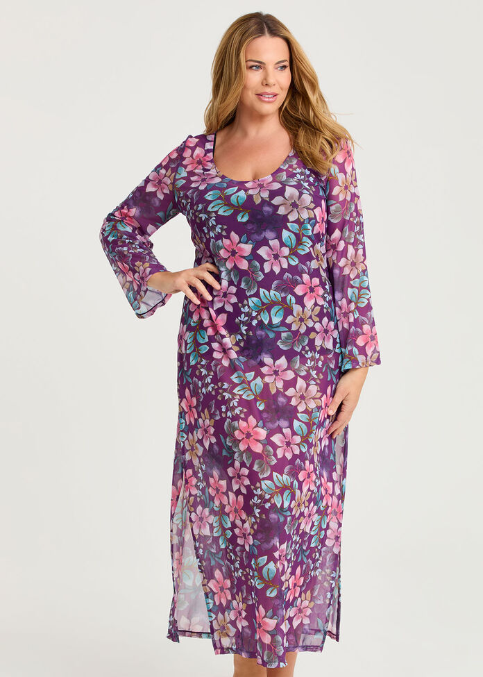 Swim Mesh Dress, , hi-res