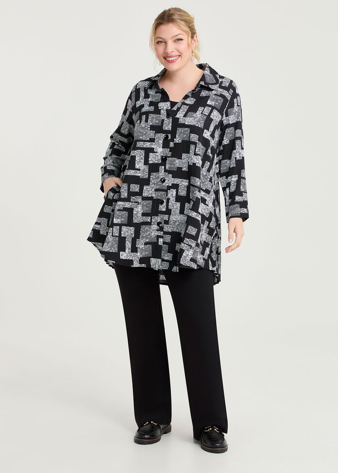 Tetris Sunray Pleat Shirt, , hi-res