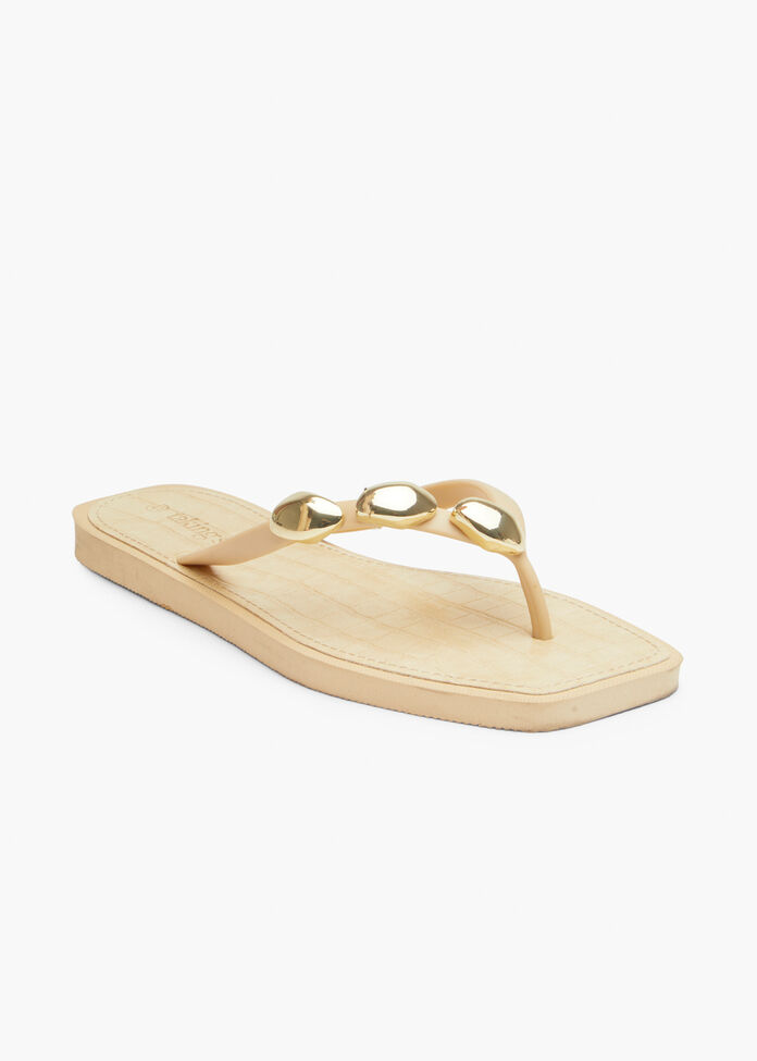 Trim Detail Flip Flop, , hi-res