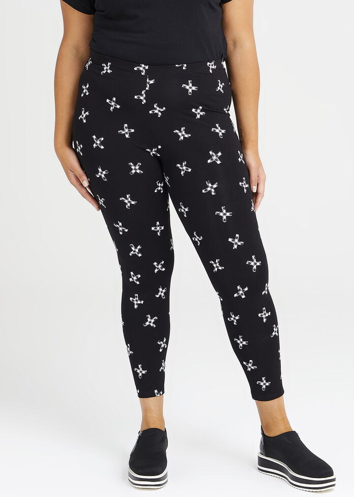 Shop Plus Size Natural Xx Legging in Print Sizes 1230 Taking Shape NZ