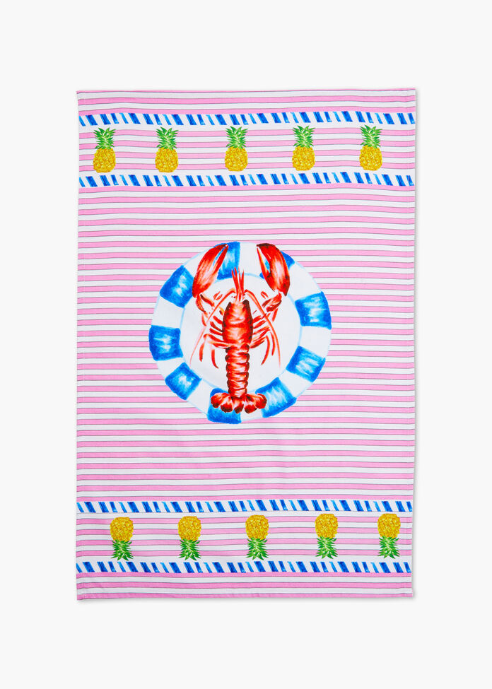 Set of 2 Lobster Tea Towels, , hi-res