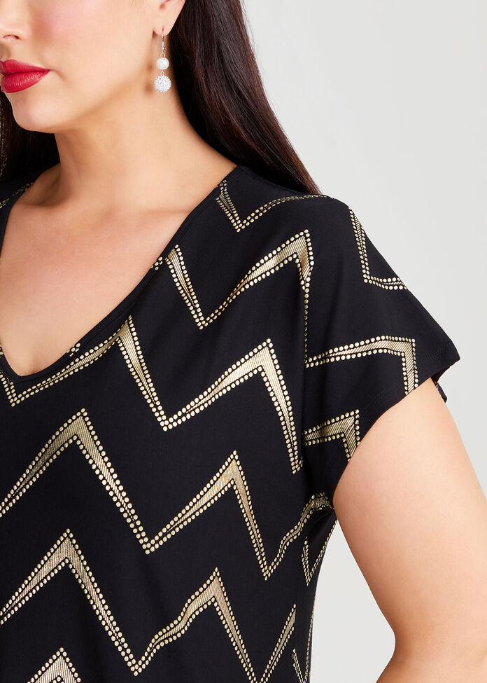 Gold Rush Party Top, , hi-res