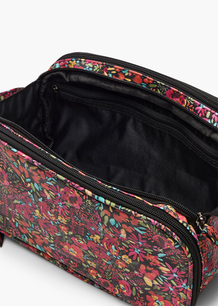 Multi Zip Cosmetic Bag, , hi-res