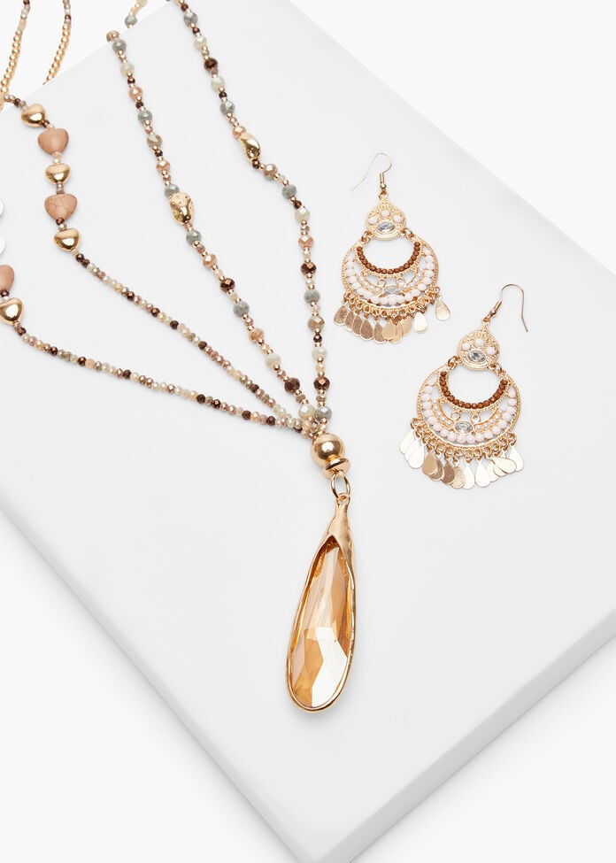 Shop Crystal Drop Necklace in White | Accessories | Taking Shape AU