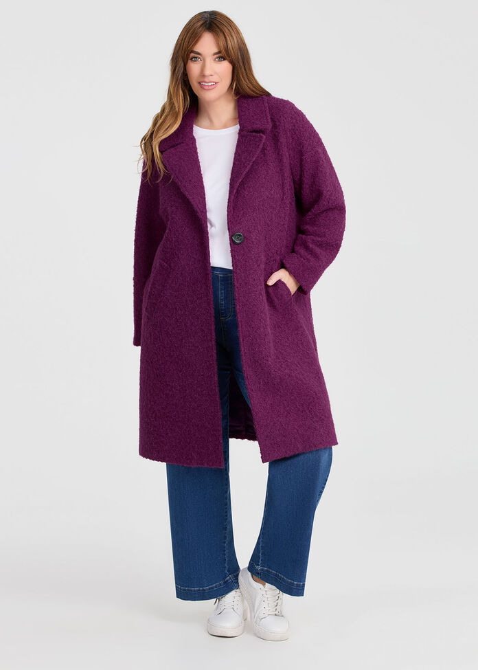 Cocoon Longline Coat, , hi-res