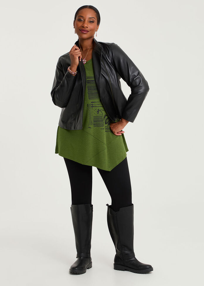 Natural Halo Ponte Tunic, , hi-res