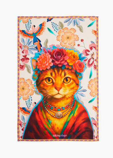 Ginger Cat Tea Towel